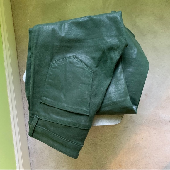 L'Agence Margot High-Rise Ankle Skinny Coated Jean - Picture 14 of 16